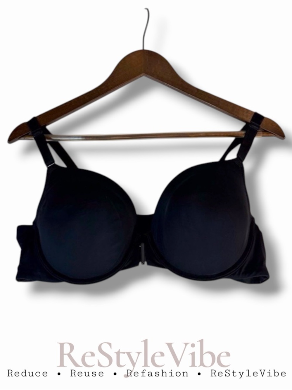 TORRID Women’s Size 40B Bra Front Clasp Underwire Perfect Tee Padded Style Black